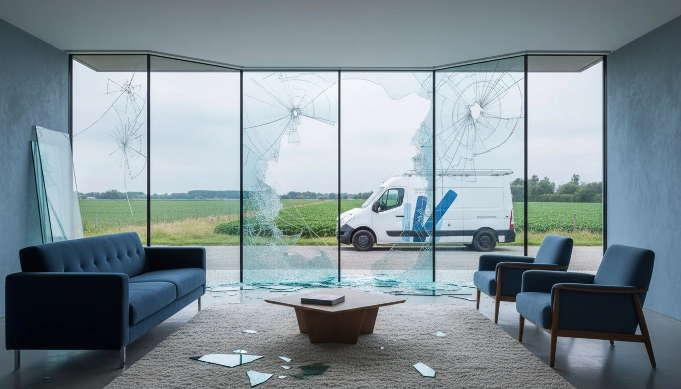 Atelier de réparation automobile avec mécanicien en blouse blanche travaillant sous le capot d'un véhicule surélevé sur pont élévateur