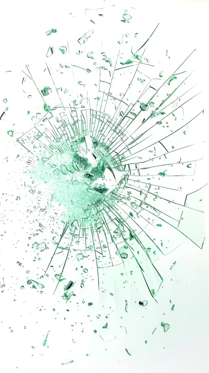 Atelier de réparation automobile, deux techniciens en combinaisons travaillent sur le pare-brise d'un véhicule blanc